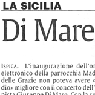 Foto dell'articolo tratto dal giornale La Sicilia