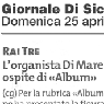 Foto dell'articolo tratto dal Giornale di Sicilia