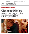 Foto articolo tratta dal giornale La Sicilia