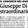 Foto dell'articolo tratto dal giornale La Sicilia
