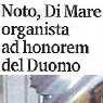 Foto articolo tratta dal giornale Gazzetta del Sud
